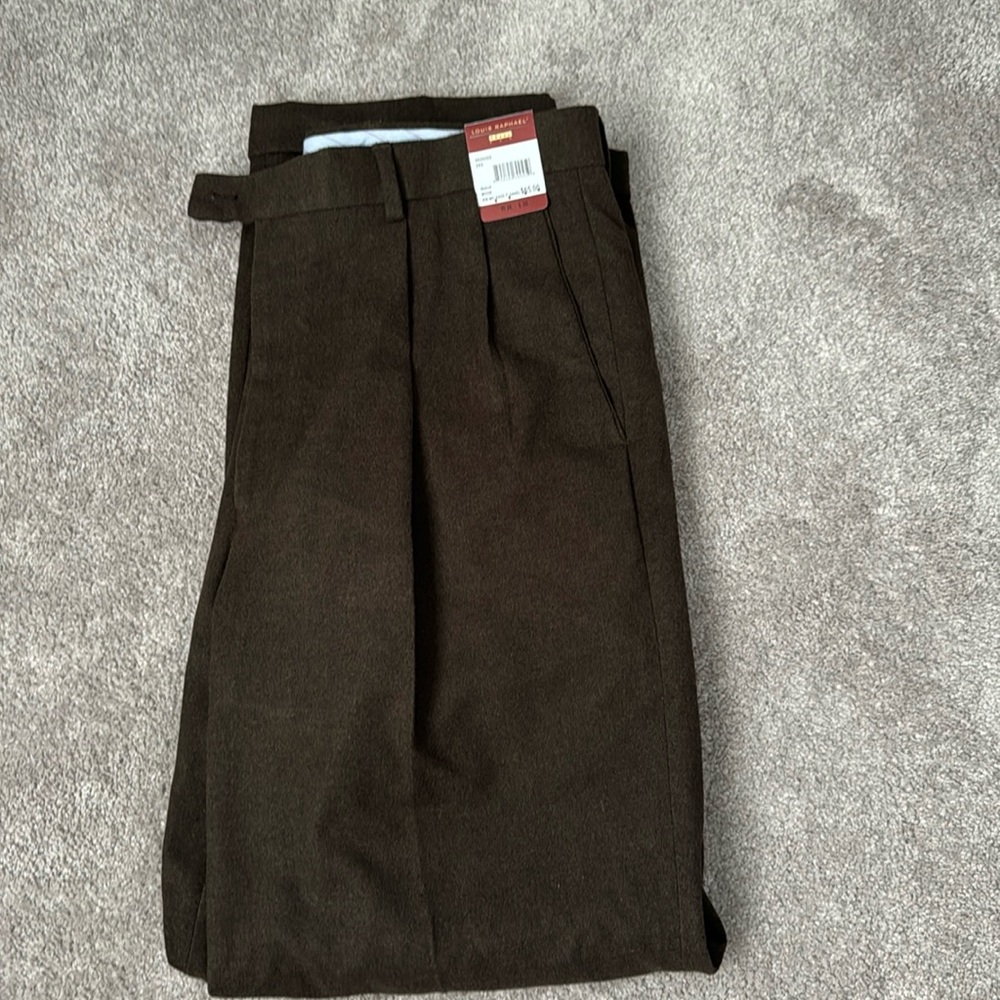 NWT Men’s Flannel Dress Pants